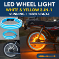 01 Pcs Trending Hub Universal Bike Strip Light – Dual Color Turn Signal (Yellow &amp; White) | Best Quality Strip Light For Motorcycle | Strip Light For Bike