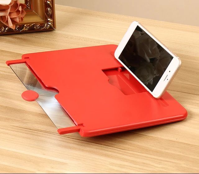 F3 Mobile Screen Magnifier | Enlarged Mobile Screen Amplifier Large Screen Eyes Protection | Size 8 Inch (Random Color)