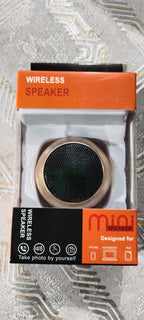 Mini Portable Wireless Bluetooth &amp; Rechargeable Speaker - Wireless Bluetooth Mini Speaker With Card Slot (Random color)