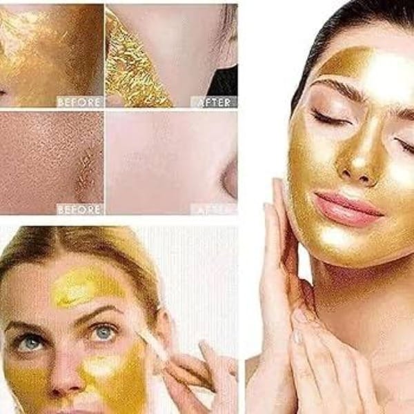 CeraVe Radiant Glow Peel-Off Gold Mask – Deep Cleansing &amp; Brightening Facial Treatment – 100ml
