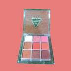 9 Colors Eyeshadow Palette – Multicolor Matte &amp; Glitter | Cream-Based