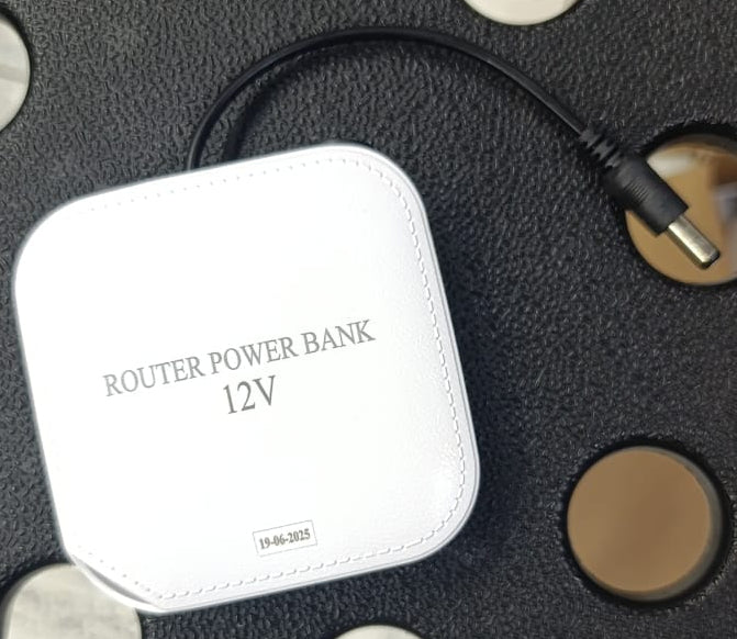 Wifi Router Power Bank 20000 mAH – Reliable Backup Power for Seamless Internet Connectivity | Best Quality Power Bank For Wifi Router - Without Adapter ( Random Color )