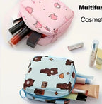 Women Portable Pouch Napkin Cosmetic Bags Organizer / Sanitary Pads Storage Bag / Ladies Makeup Bag Girls Hygiene Pad Bag (random Design &amp; color)