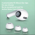 JOYROOM Pro 2 Airpods – Wireless Bluetooth Earbuds with ANC, Premium Sound, Silicone Case – Pro 2 Earbuds for iOS &amp; Android