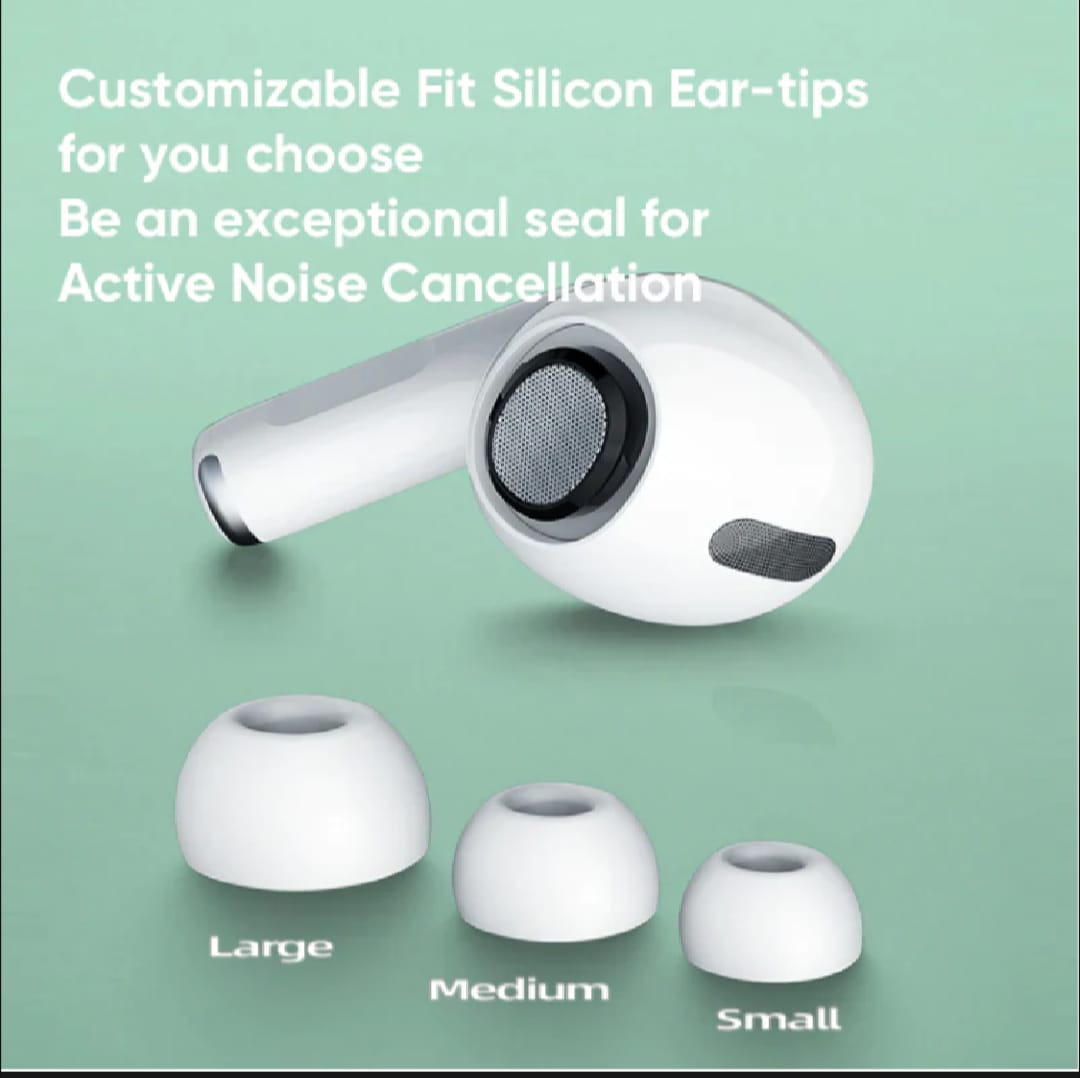 JOYROOM Pro 2 Airpods – Wireless Bluetooth Earbuds with ANC, Premium Sound, Silicone Case – Pro 2 Earbuds for iOS &amp; Android