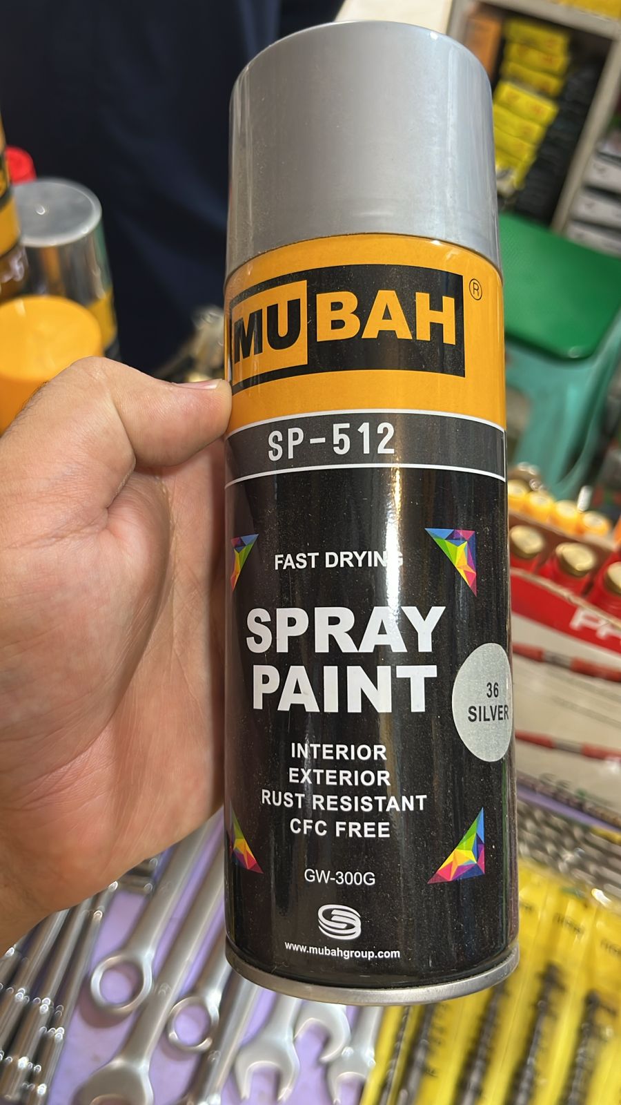 MUBAH Color Spray 300g – Quick-Dry, Fade-Resistant, Smooth Finish Color Spray for Vibrant Results