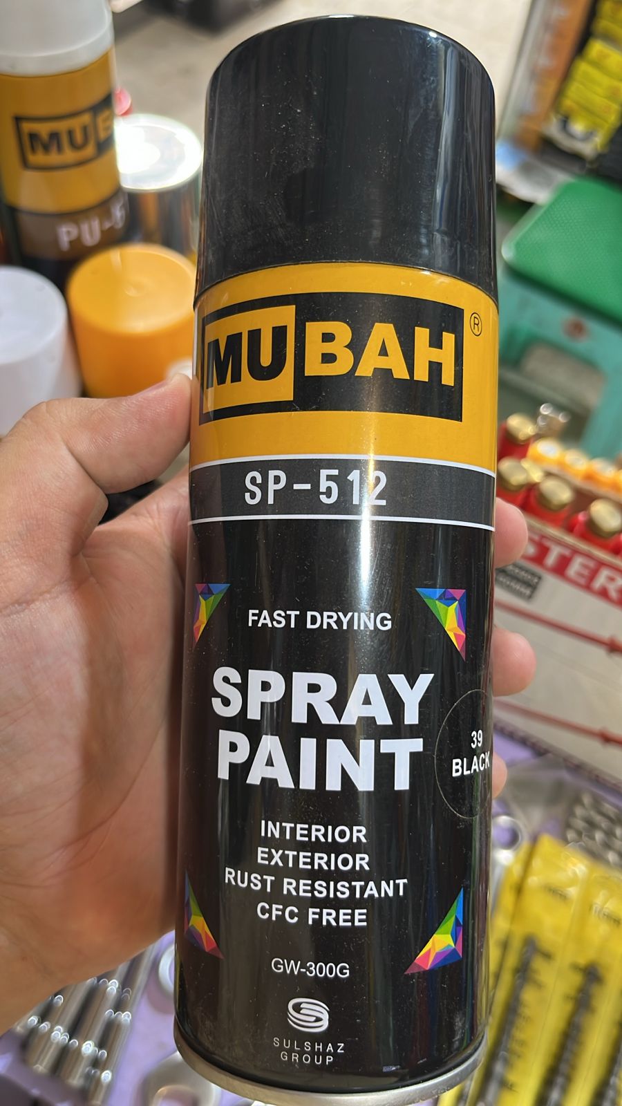 MUBAH Color Spray 300g – Quick-Dry, Fade-Resistant, Smooth Finish Color Spray for Vibrant Results