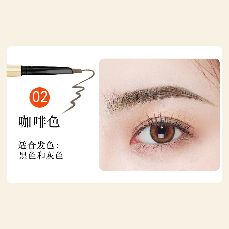 Aiqilai 3 in 1 Eyebrow Pencil | Eyebrow Pencil Gel | Anti-Smudge | Long-Lasting | Three-in-One | Double-Headed | Folding Eyebrow Trimming Knife | Brush