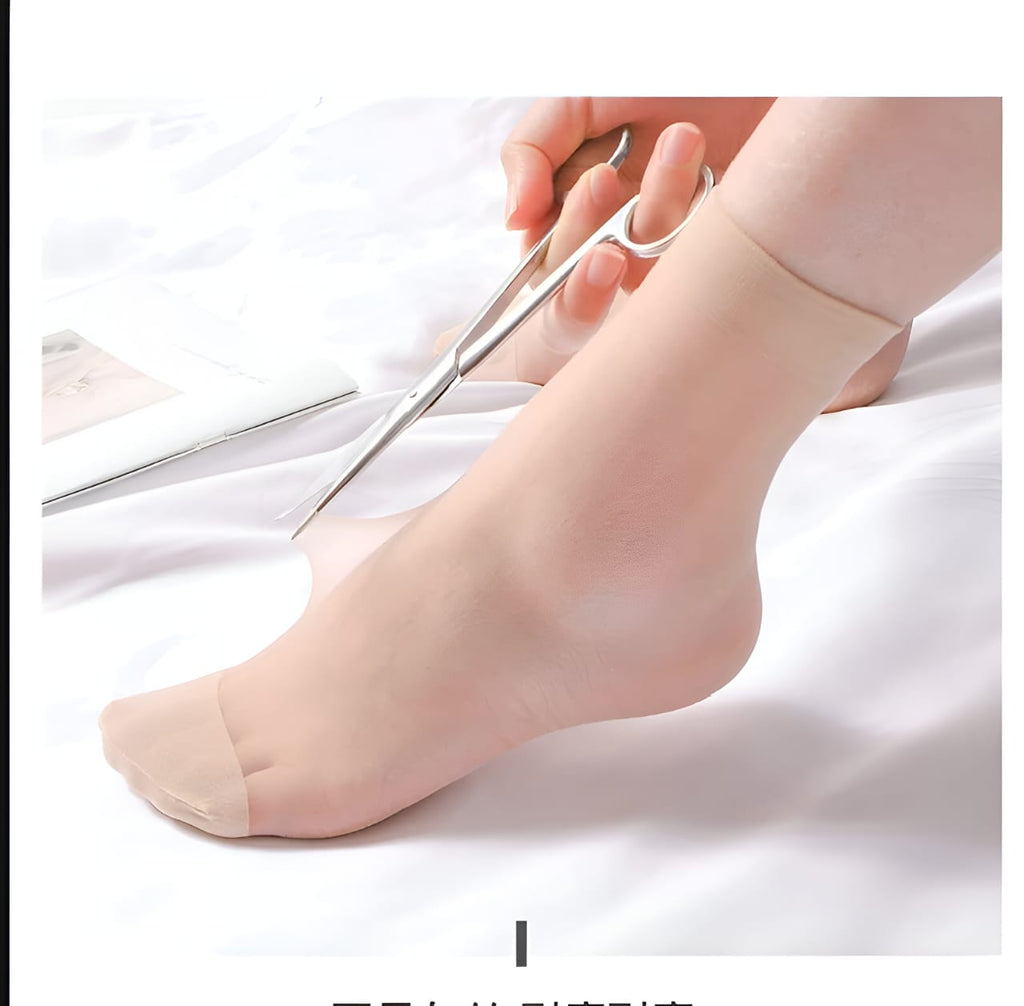 Women’s Thin Silk Transparent Velvet Ankle Socks Pack – Soft Nylon Sheer Breathable Socks for Daily Wear