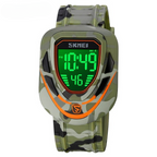 Skmei 1833 Digital Sports Men's Watch with LED Display, Waterproof, Multiple Time Zones, Stopwatch, Alarm, and Backlight for Outdoor, Sports, and Daily Casual Wear -(Without Box) | Smart Watch | Watch | Watch For Boys |