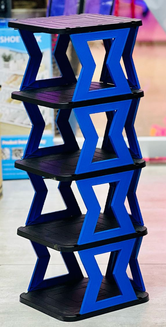 Shoe Rack High Quality - Unique X shaped Shoe Rack 5 floors - 5 Tier Shoe Rack - Without Box