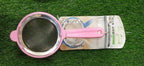 Colorful Stainless Steel Mesh Tea Strainer with Plastic Handle – Fine Sieve for Kitchen Use
