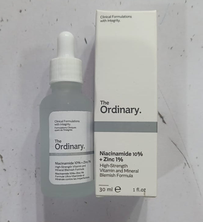 The Ordinary Niacinamide 10% + Zinc 1 % - 30ml |Oil Control, Pore Minimizing &amp; Blemish Solution Serum