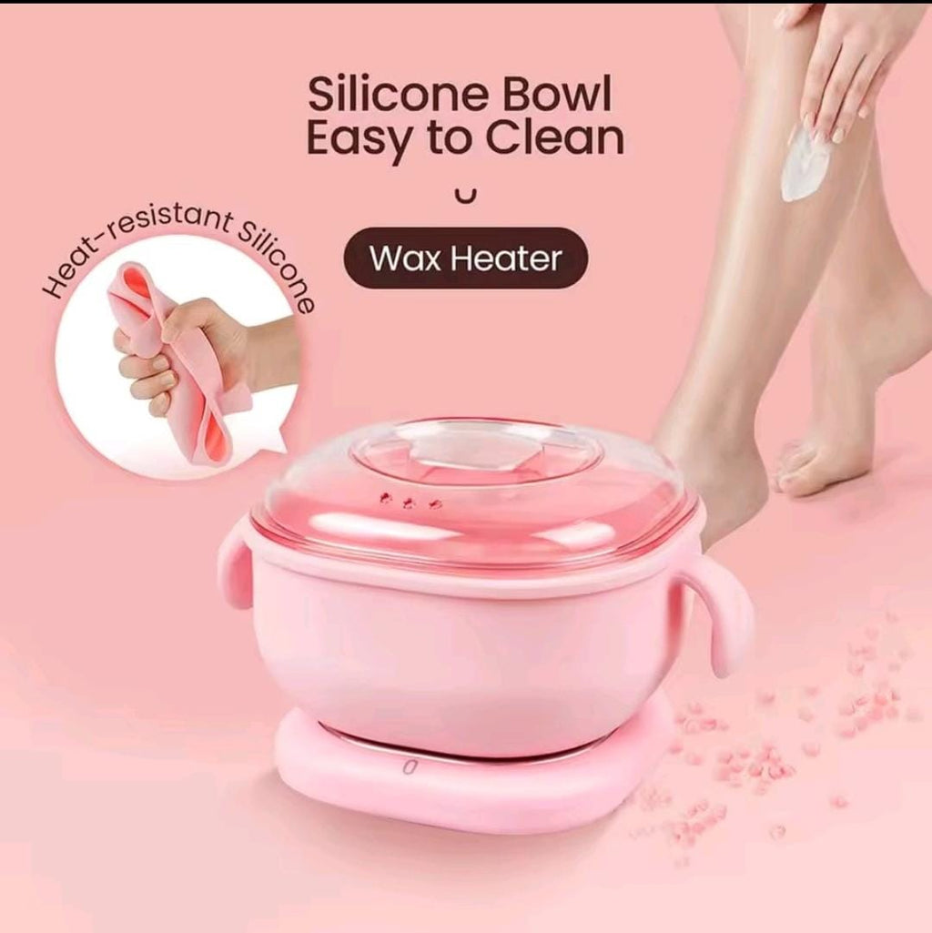 Portable Foldable 400ML Silicone Wax Warmer – Travel-Friendly Hair Removal Heater for Body &amp; Spa Use |Random Color