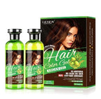Lichen Professional Hair Color Gel – 500ML – Rich, Long-Lasting Black &amp; Dark Brown Shades – Made in China