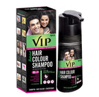 5-in-1 Hair Colour Shampoo Brown – Natural Ammonia-Free Hair Dye for Hair, Beard, Moustache &amp; Body Hair (180ml)