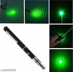 Green Multipurpose Laser Pointer Pen with Adjustable Antenna Cap for Pattern Projection and Presentations – Green Beam Light