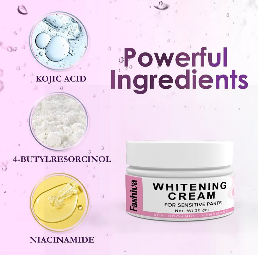 Whitening Cream for Women – Skin Brightening Face &amp; Body Moisturizer with Natural Extracts, Even Tone Formula, Dark Spot Remover,