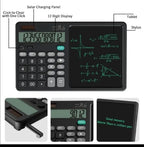 2-in-1 Calculator with LCD Writing Tablet – Dual-Function Office &amp; School Gadget | Portable &amp; Eco-Friendly |Random Color