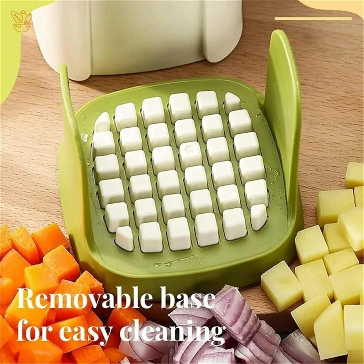 Multi-Function Handheld Chopper – Dicing, Slitting &amp; Slicing Tool for Quick Food Prep