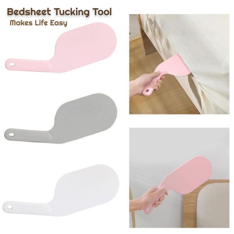 Bed Sheet Tucker – Easy Bed-Making Tool for Neat, Wrinkle-Free Sheets ( Random color )