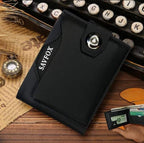 Savfox PU Leather Outlet Pocket Card Holder Wallet for Men – Slim, Stylish &amp; Durable - Stylish Wallets For Men