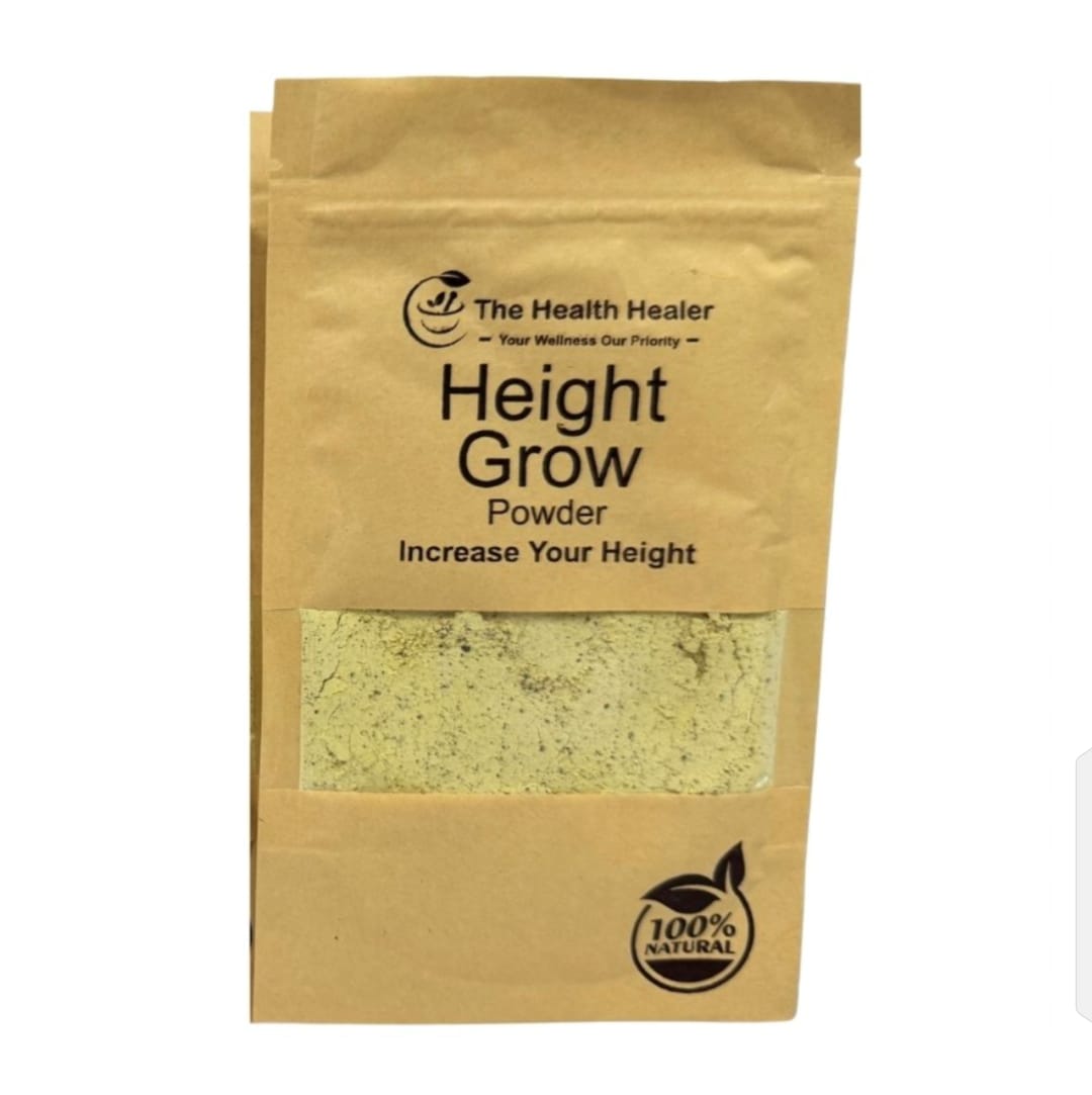 The Health Healer Height Grow Powder – 100% Natural Height Increase Supplement (70 Grams)