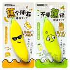 Banana Shaped Correction Tape – Fun &amp; Portable Eraser Tool for Paper, Labels, and More – 14cm