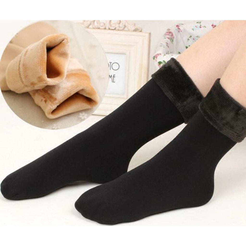Women’s Woolen Quarter Socks – Pack of 2 , Soft &amp; Warm Winter Wear, Elegant Style, Flexible Size, Comfortable Daily Use, Available in Black &amp; Skin Colors (1 Pair)