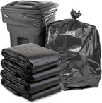 Black Garbage Bags Roll – Leak Proof, Heavy Duty Disposable Trash Bags for Dustbin, Diapers, Waste &amp; Storage, Portable Plastic Bin Bags