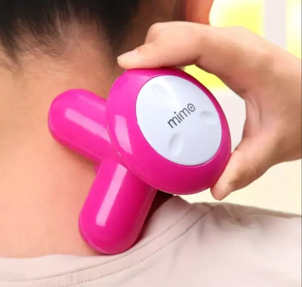 Mini Electric Body Massager for Neck Back Shoulder | USB Powered Vibration Massager Machine for Pain Relief &amp; Muscle Relaxation | Portable Handheld Therapy Tool for Men Women | Lightweight Travel-Friendly Massage Device (Random Color)