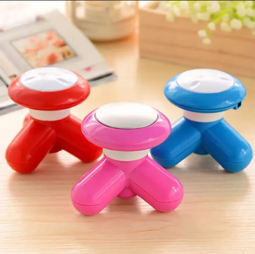 Mini Electric Body Massager for Neck Back Shoulder | USB Powered Vibration Massager Machine for Pain Relief &amp; Muscle Relaxation | Portable Handheld Therapy Tool for Men Women | Lightweight Travel-Friendly Massage Device (Random Color)