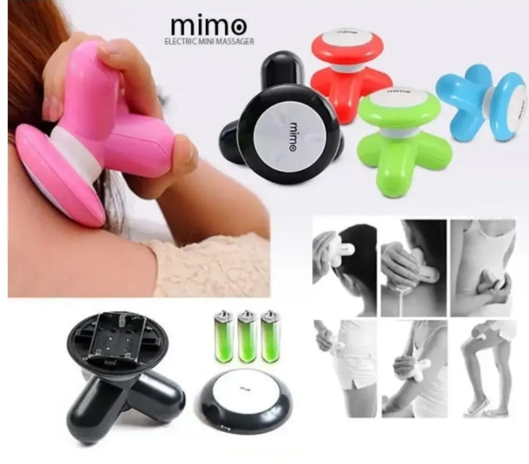 Mini Electric Body Massager for Neck Back Shoulder | USB Powered Vibration Massager Machine for Pain Relief &amp; Muscle Relaxation | Portable Handheld Therapy Tool for Men Women | Lightweight Travel-Friendly Massage Device (Random Color)