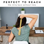 2 Pcs Wooden Back Scratcher &amp; Massage Stick – Long Handle Backscratching Sticks with Roller for Itch Relief &amp; Body Relaxation