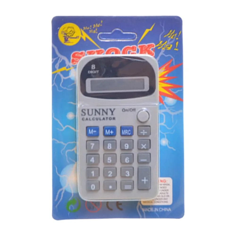 Electric Shocking Fake Calculator – Funny Prank Toy Gadget for Adults &amp; Teens, Ideal for Holidays, Halloween, Birthdays, and Party Tricks