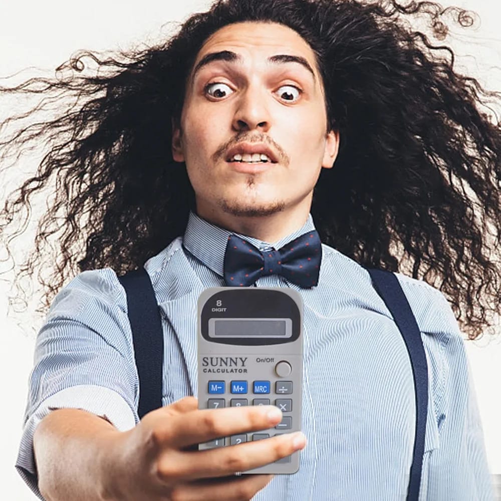 Electric Shocking Fake Calculator – Funny Prank Toy Gadget for Adults &amp; Teens, Ideal for Holidays, Halloween, Birthdays, and Party Tricks