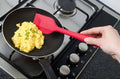 Silicone Spatula 8-Inch – Heat Resistant, Non-Stick Flexible Rubber Scraper Spoon for Kitchen Use