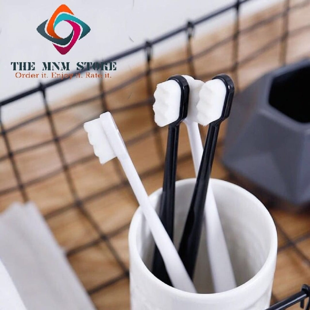 Soft Micro-Nano Manual Toothbrush – Extra Soft 12,000 Bristles for Sensitive Gums, Adults &amp; Kids