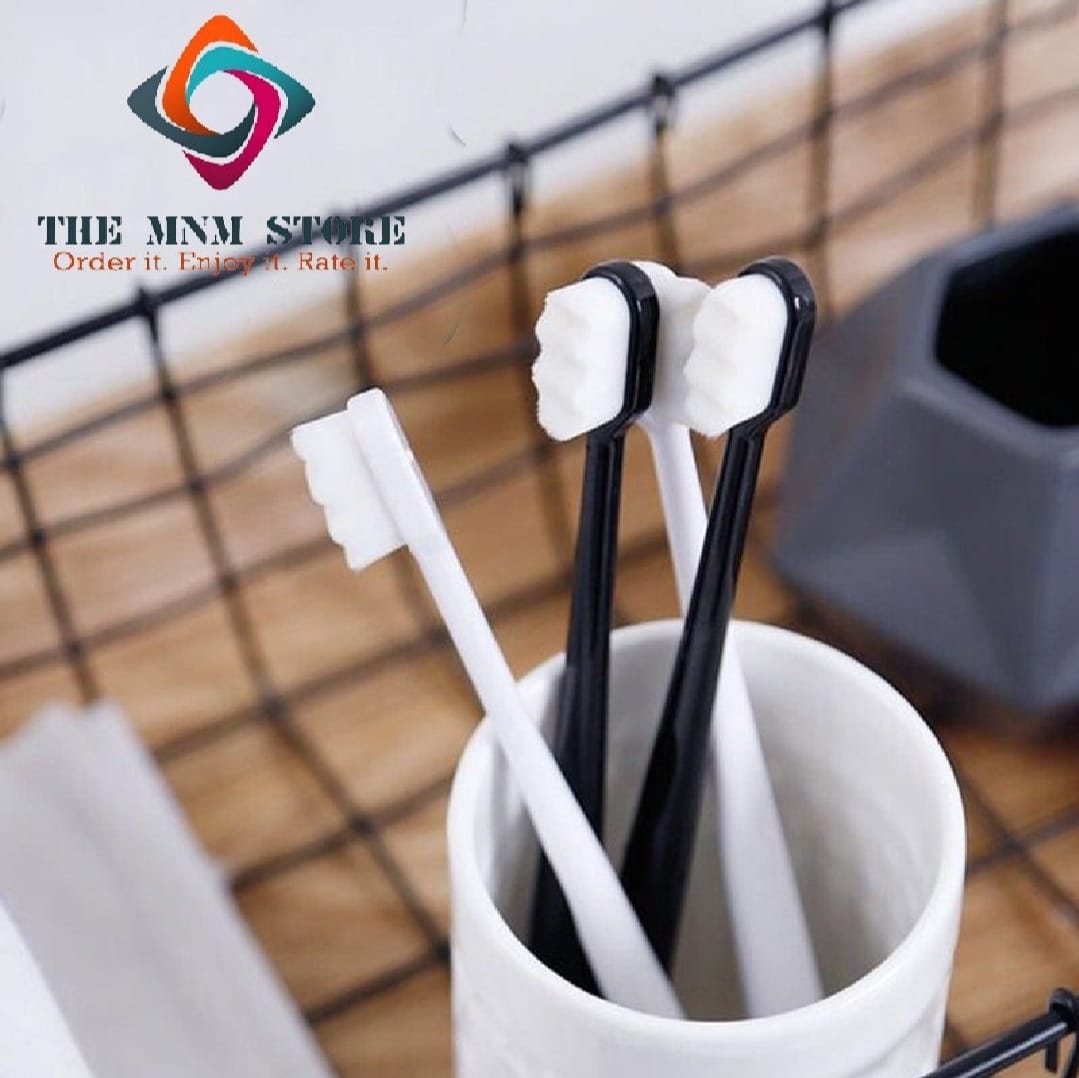 Soft Micro-Nano Manual Toothbrush – Extra Soft 12,000 Bristles for Sensitive Gums, Adults &amp; Kids