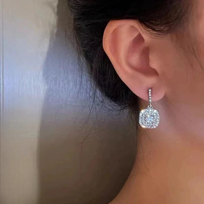 Crystal Earrings – Sparkling Dangle Earrings for Party &amp; Everyday Wear - Earings For Girls ( PJT-990 )