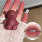 Teddy Bear Keychain Style Lip Gloss – Cute &amp; Portable, Multicolor Shades (Pack of 2 / Pack of 3 / Pack of 6)