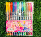 Fruit Scent Gel Glitter Pen – 1.0mm Smooth Writing with a Sparkle | Pack of 12