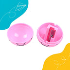 Football Shape Pencil Sharpener Set – Pack of 12 | Fun &amp; Durable Stationery for Kids, Students, and Office Use | Compact &amp; Easy to Use Sharpeners (Random Color)