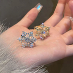 Sparkling Flower Rotating Ring – Adjustable Elegant Spinning Ring for Women &amp; Girls, Fashion Jewelry (QUJ-109 )