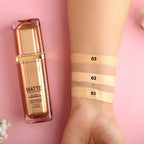 Emelie Matte Waterproof Skin Perfector with Primer – Long-Lasting, Oil-Control, SPF 15 - Shade 1  30 ML