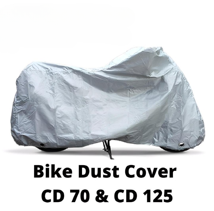 Bike Top Cover – Water &amp; Scratch Proof Parachute – Fits CD70CC and 125CC Bikes (Random color)