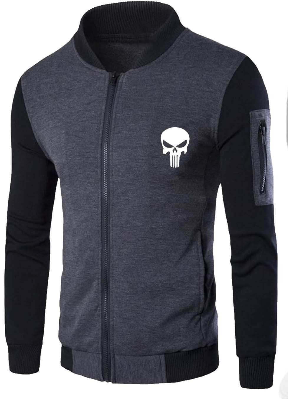 New Winter Collection Printed Zipper Jacket for Men &amp; Boys – French Fleece, Premium Quality, Stylish, Warm &amp; Comfortable Winter Wear (M, L, XL)