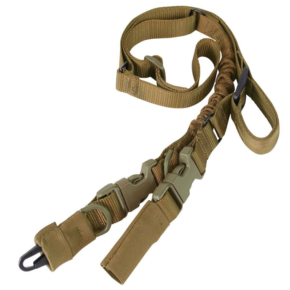 Durable Tactical Rifle Sling for Hunting &amp; Training – Adjustable, Bungee, Quick Detach