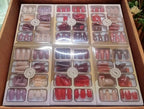 96 Pcs Fake Nails Set – Nude, Red &amp; Multicolor ABS Plastic Nail Tips, Durable &amp; Easy-to-Apply, Smooth Finish for DIY Nail Art &amp; Professional Manicure