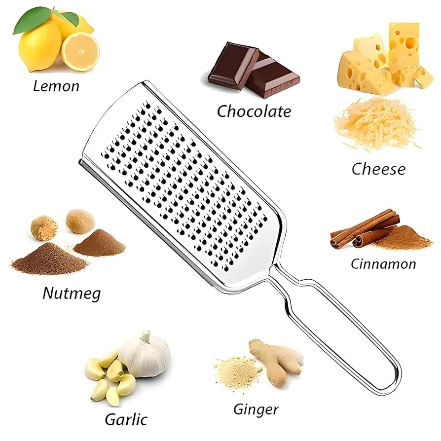 4-Piece Kitchen Cooking Utensils Set – Grater, Magic Peeler, Knife &amp; Bottle Opener Combo for Fruits &amp; Vegetables